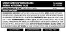 GINKGO BILOBA 60 LIQUID CAPS/60 SERV