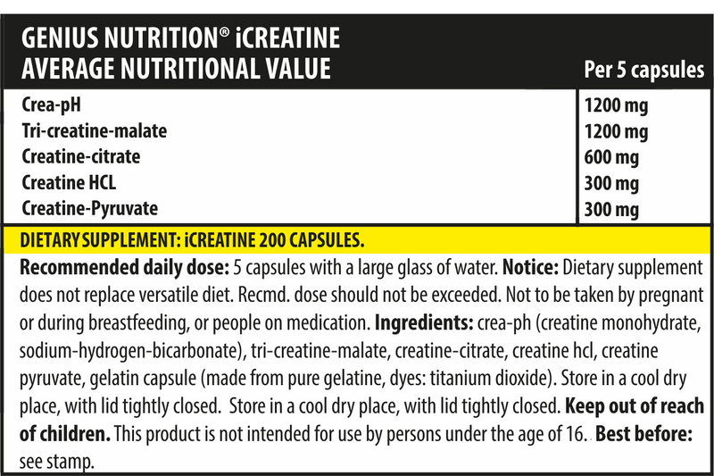 iCREATINE 200caps